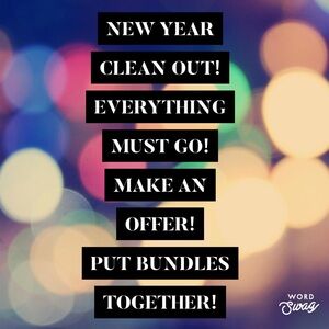 New Year Closet Cleanout!